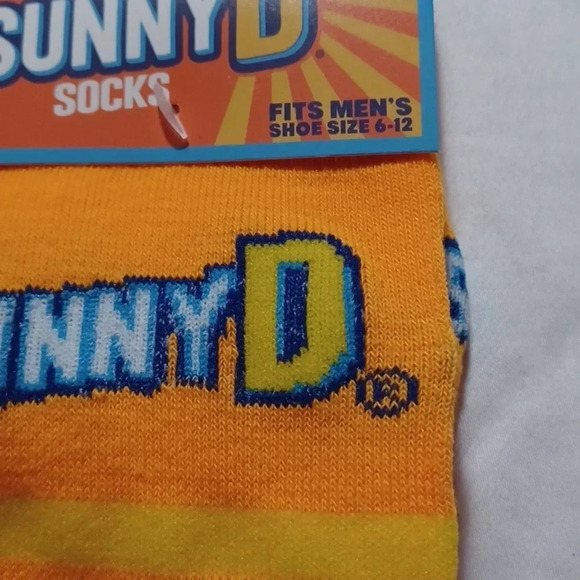 Men's Sunny D graphic crew socks - Picture 2 of 3